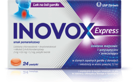 Inovox Express, pomarańczowy, 24 pastylki