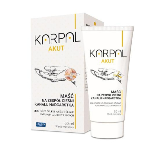 Karpal Akut, maść na zespół cieśni nadgarstka, 50 ml