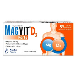 Magvit Forte D3. 50 tabletek