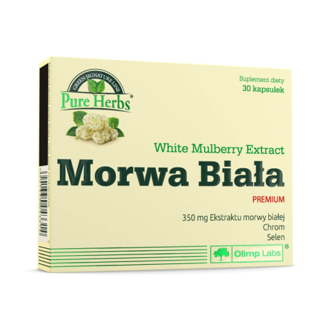 Morwa Biała Premium, 30 kapsułek, Olimp