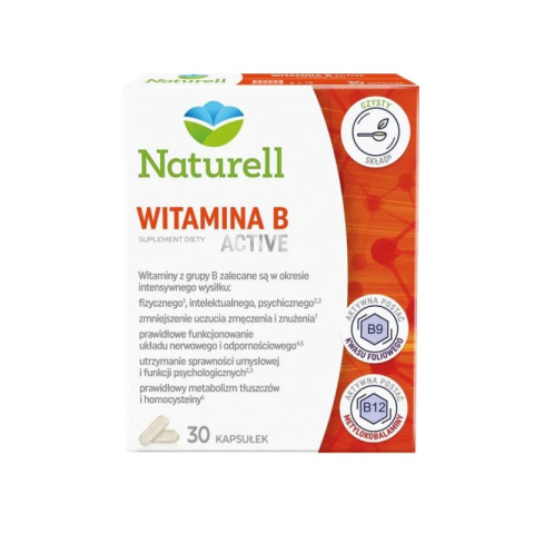 Naturell Witamina B Active, 30 kapsułek