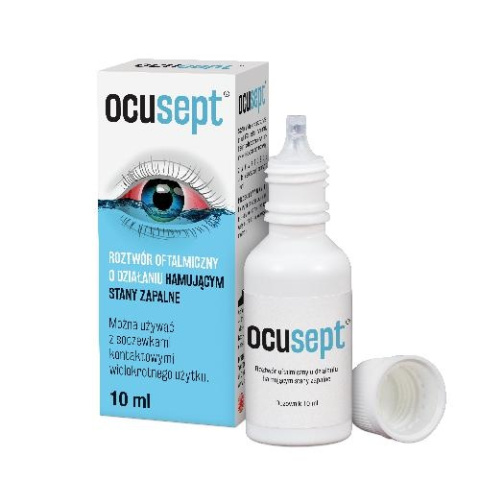 Ocusept, krople do oczu na stany zapalne, 10 ml