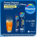 Plusssz Magnez Forte Cytrynian, 24 tabletki musujące, smak pomarańcza i marakuja