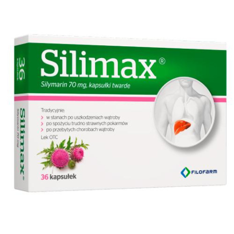 Silimax, 70 mg, 36 kapsułek