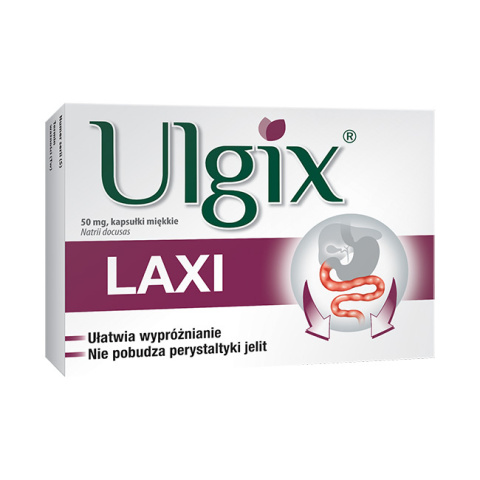 Ulgix Laxi, 50 mg, 30 kapsułek