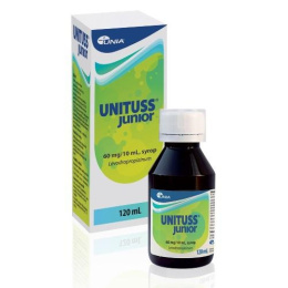 Unituss Junior, syrop, 60 mg/10 ml, 120 ml