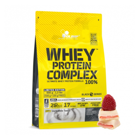 Whey Protein Complex biała czekolada z maliną, 700 g, Olimp