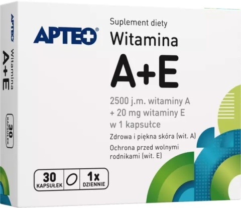 Witamina A + E APTEO, 30 kapsułek