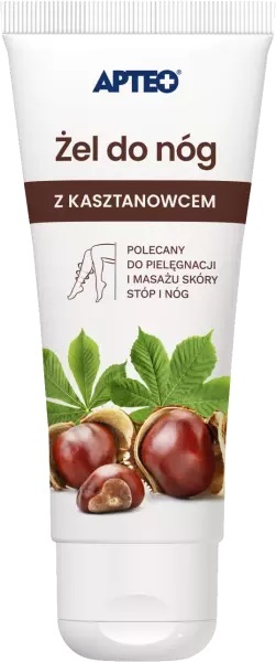 Żel do nóg z kasztanowcem APTEO, 100 ml