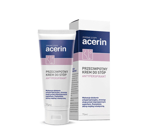 Acerin Perspirant - krem do stóp przeciwpotny , 75 ml Acerin Perspirant - krem do stóp przeciwpotny , 75 ml