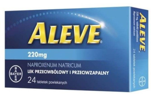 Aleve , 220 mg , tabletki powlekane, 24 sztuki