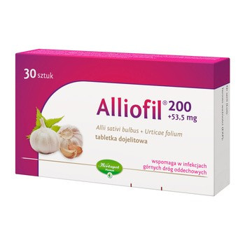 Alliofil 200 mg + 53,5 mg , 30 sztuk