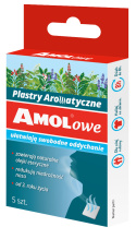 Amolowe Plastry aromatyczne na katar, 5 sztuk, od 3 lat