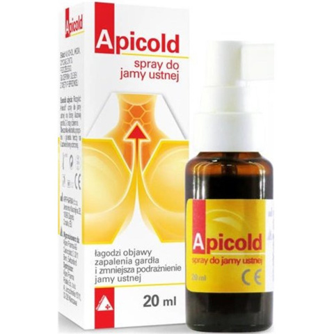 Apicold, spray do jamy ustnej i gardła, 20 ml