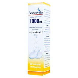 Ascorvita, 1000 mg, 20 tabletek musujących
