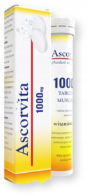 Ascorvita, 1000 mg, 20 tabletek musujących