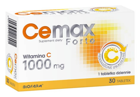 CeMax Forte , witamina C 1000mg , 30 tabletek