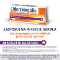 Chlorchinaldin o smaku czarnej porzeczki , 2 mg , 20 tabletek