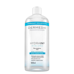 Dermedic Hydrain 3 , Hialuro Płyn micelarny , 500 ml