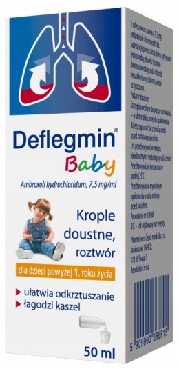 Deflegmin Baby , 7,5 mg/ml , krople doustne , 50 ml