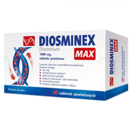 Diosminex Max, 1000 mg, 60 tabletek