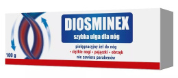 Diosminex, Szybka ulga dla nóg, żel, 100 g