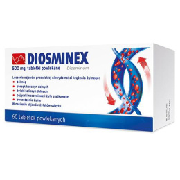 Diosminex, 500 mg, 60 tabletek