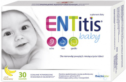 ENTitis Baby smak bananowy 30 saszetek DATA 11/2024