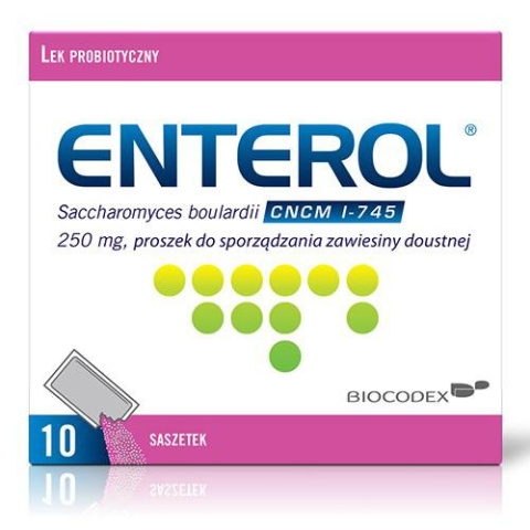 Enterol 250 proszek 10 saszetek