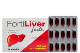 Fortiliver forte 750mg , 30 kapsułek