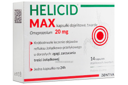 Helicid Max, 20 mg, 14 kapsułek