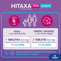 Hitaxa Fast Junior, 2,5 mg, 10 tabletek