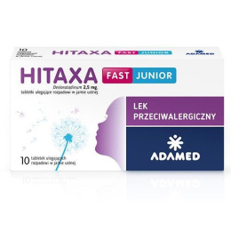 Hitaxa Fast Junior, 2,5 mg, 10 tabletek
