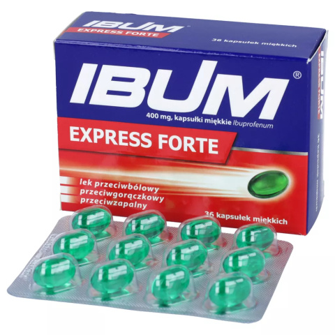 Ibum Express forte , 400 mg , 36 kapsułek