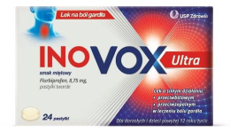 Inovox Ultra smak miętowy , 24 pastylki twarde