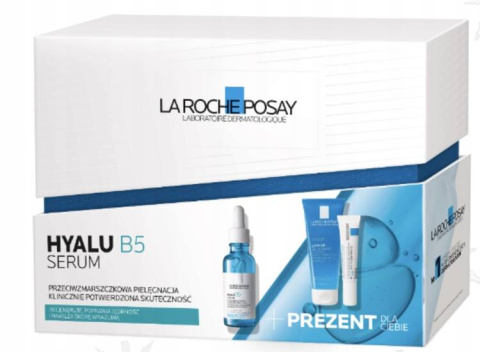 LA ROCHE-POSAY HYALU B5 ZESTAW Skoncentrowane serum przeciwzmarszczkowe 30 ml + Krem pod oczy 15 ml