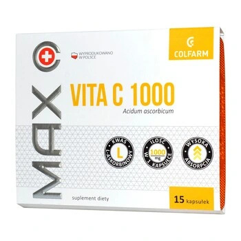 Max Vita C 1000 , 15 kapsułek