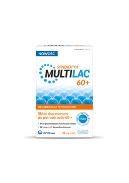 Multilac synbiotyk 60+ 20 kapsułek