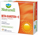 Naturell , Beta-karoten + E , 60 tabletek