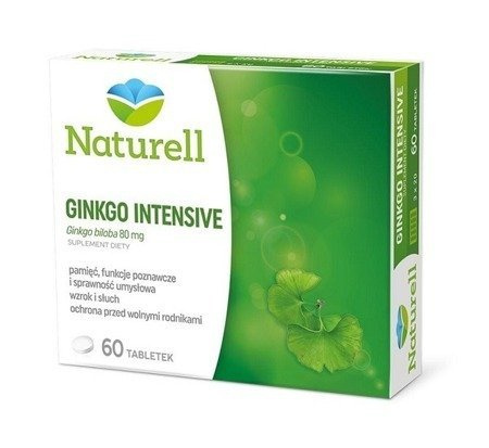 Naturell Ginko Intensive , 60 tabletek