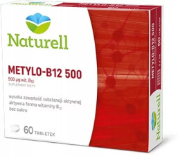 Naturell , Metylo B - 12 , 500 , 60 tabletek