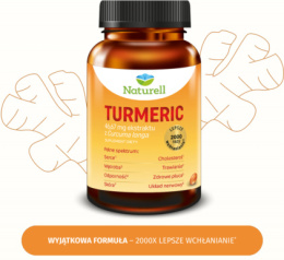 Naturell , Turmeric , 60 kapsułek