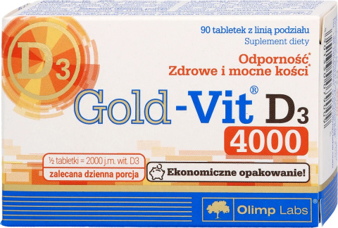 Olimp , Gold - Vit D3 4000 , 90 tabletek Olimp , Gold - Vit D3 4000 , 90 tabletek