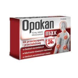 Opokan Max , 15 mg , 10 tabletek