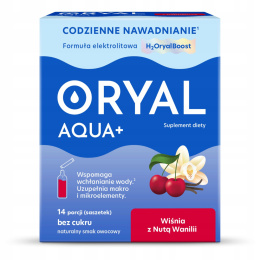 Oryal Aqua , smak wiśni z nutą wanilii , 14 saszetek ,