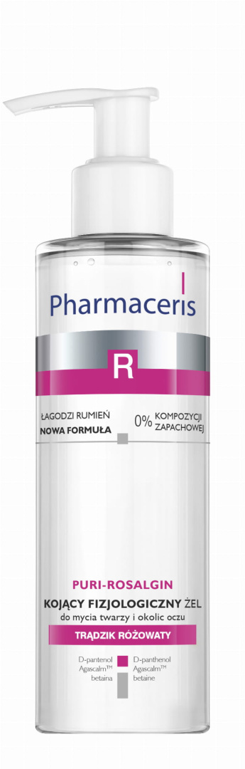 Pharmaceris R Puri Rosalgin , kojący żel do mycia twarzy , 190 ml