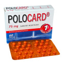 Polocard 75 mg , 60 tabletek powlekanych