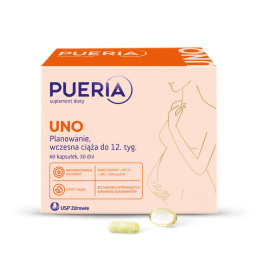 Pueria Uno, 60 kapsułek, planowanie ciąży i wczesna ciąża do 12. tygodnia