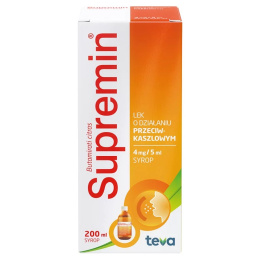 Supremin syrop 4 mg / 5 ml , 200 ml