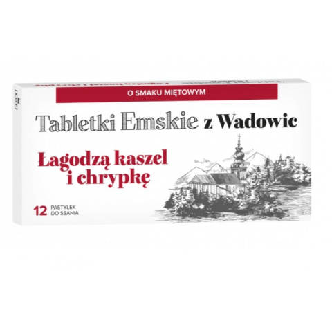 Tabletki Emskie Z Wadowic , do ssania , 12 tabletek